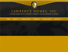 Tablet Screenshot of lawrencehomesinc.com